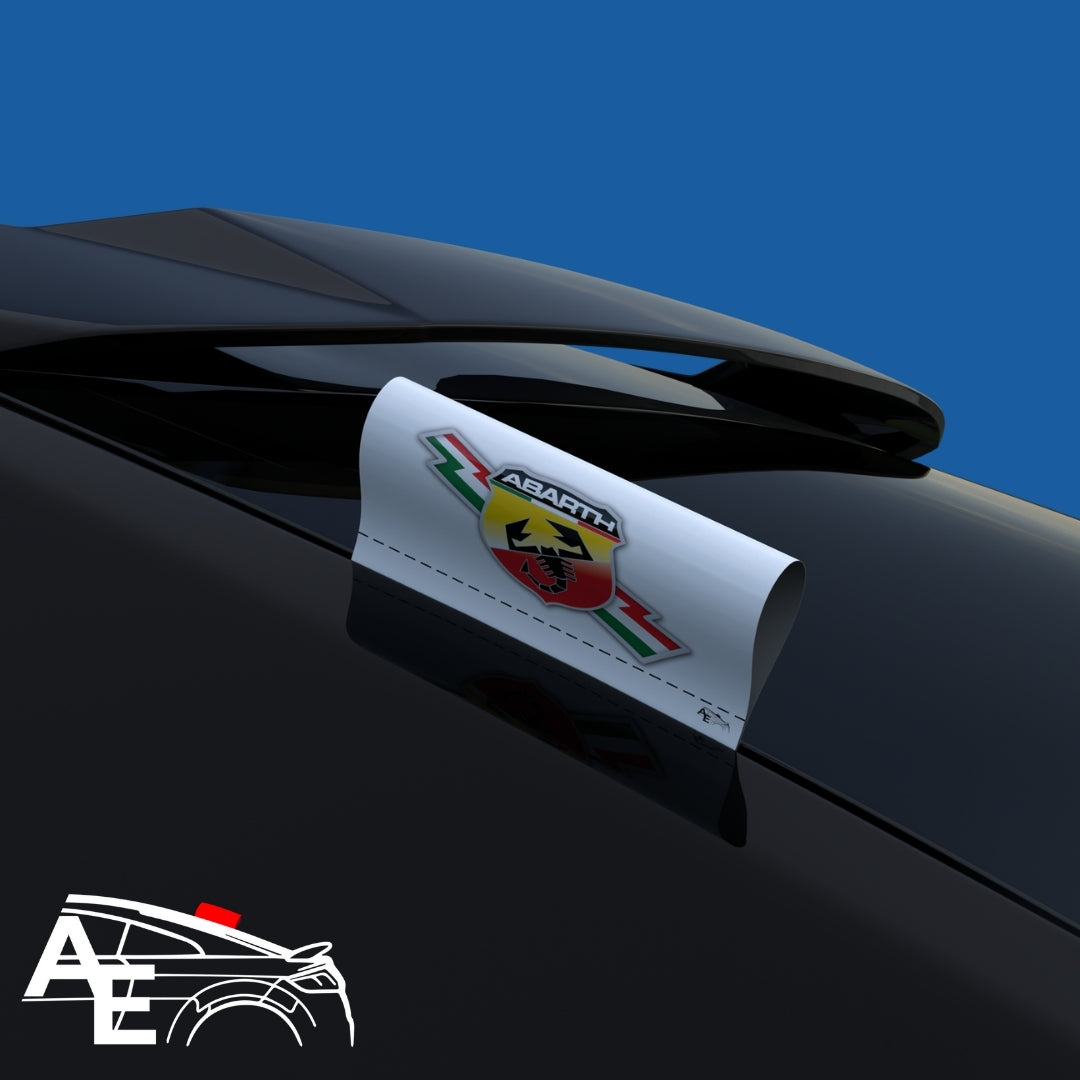 Auto Etiketa Abarth