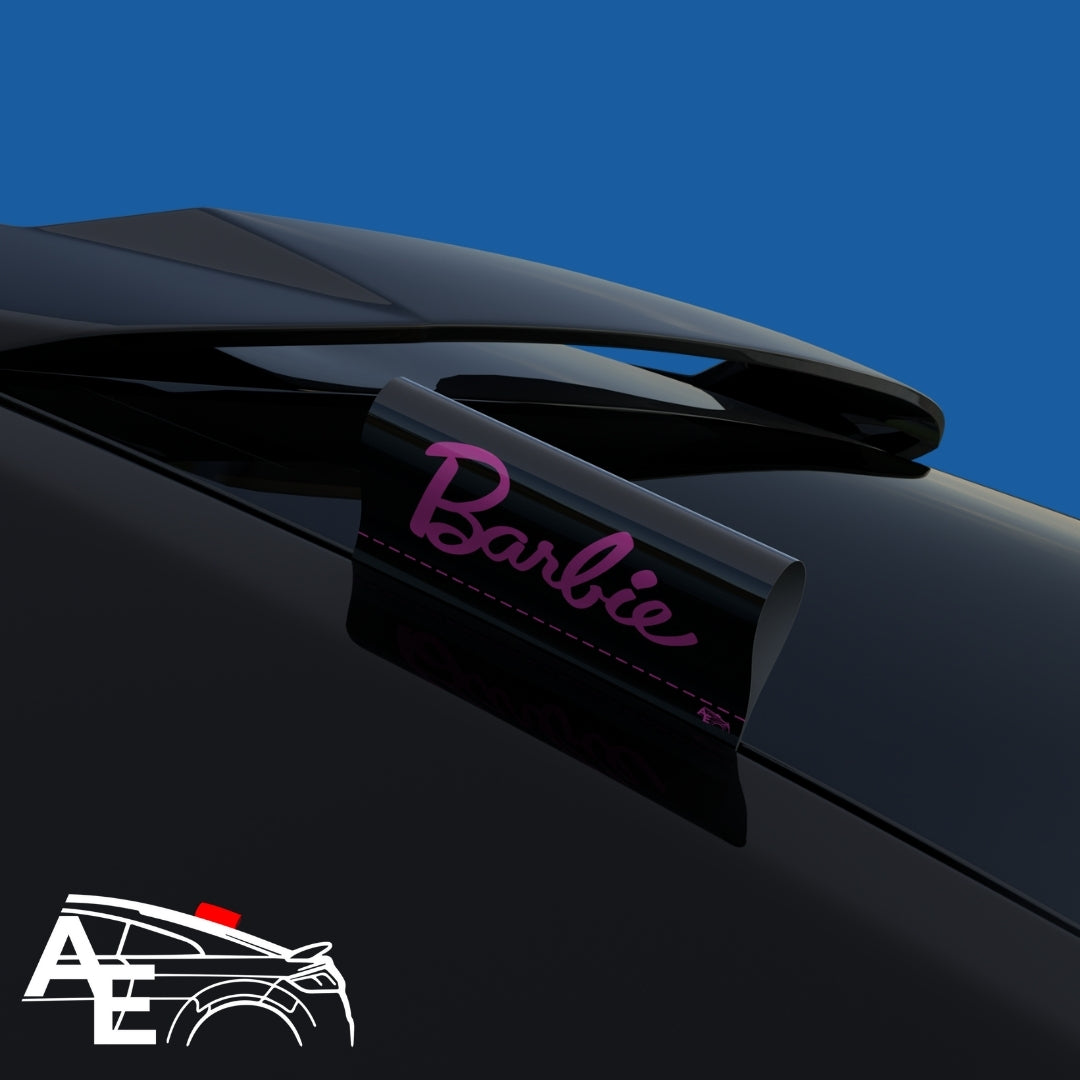 Auto Etiketa Barbie