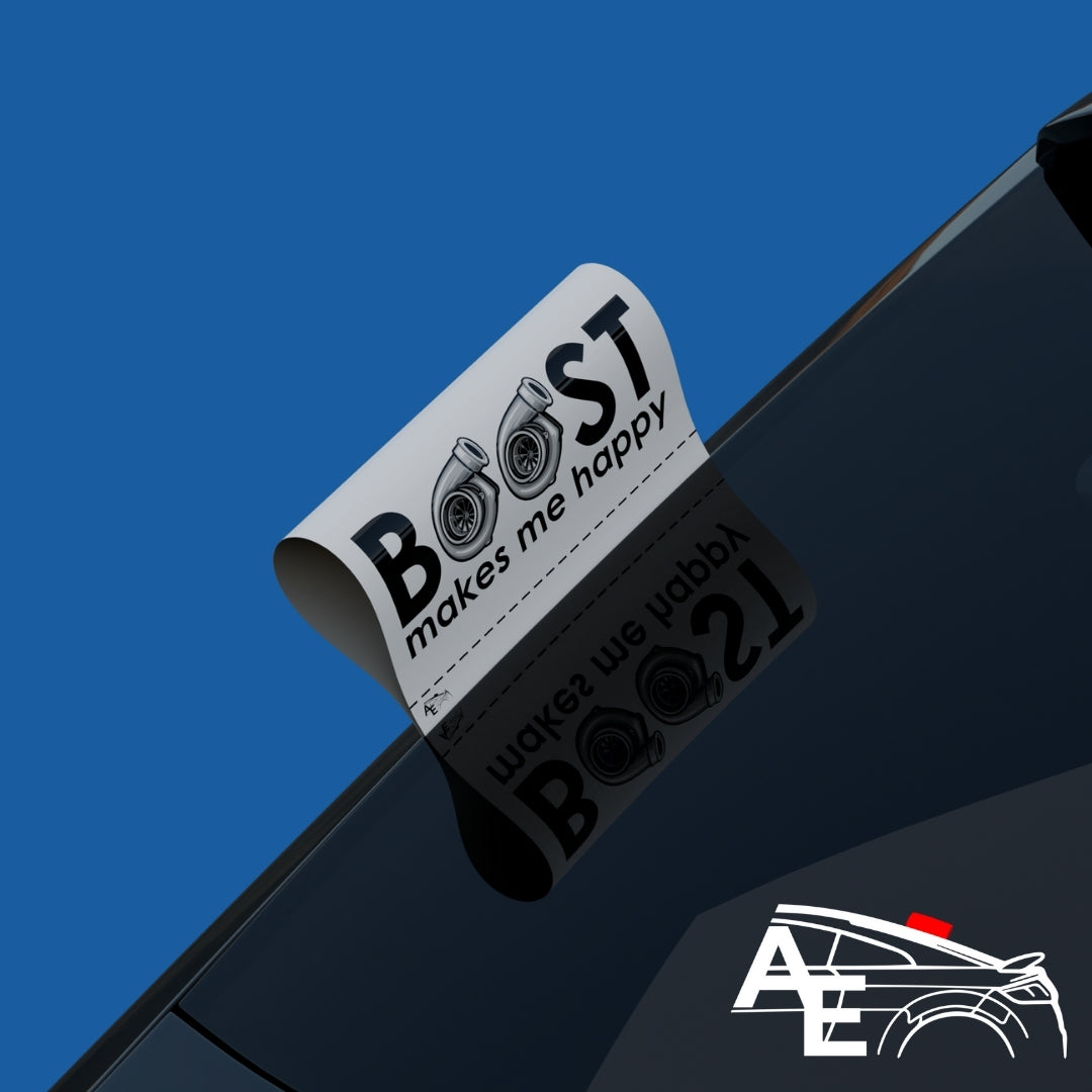 Auto Etiketa Boost makes me happy