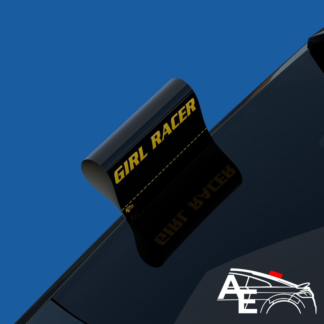 Auto Etiketa Girl Racer