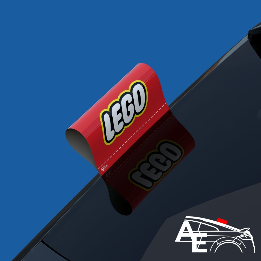 Auto Etiketa Lego