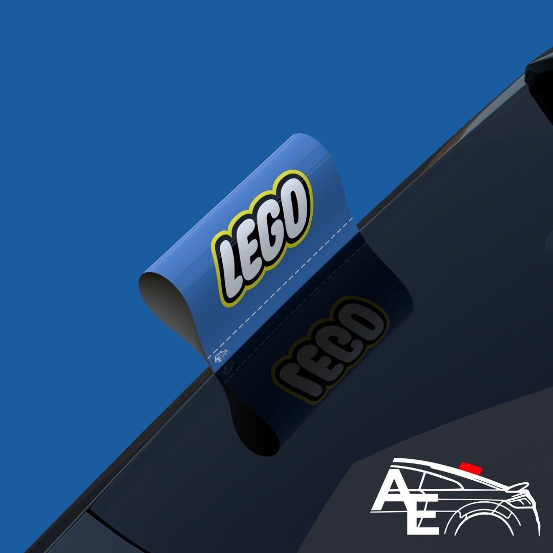 Auto Etiketa Lego