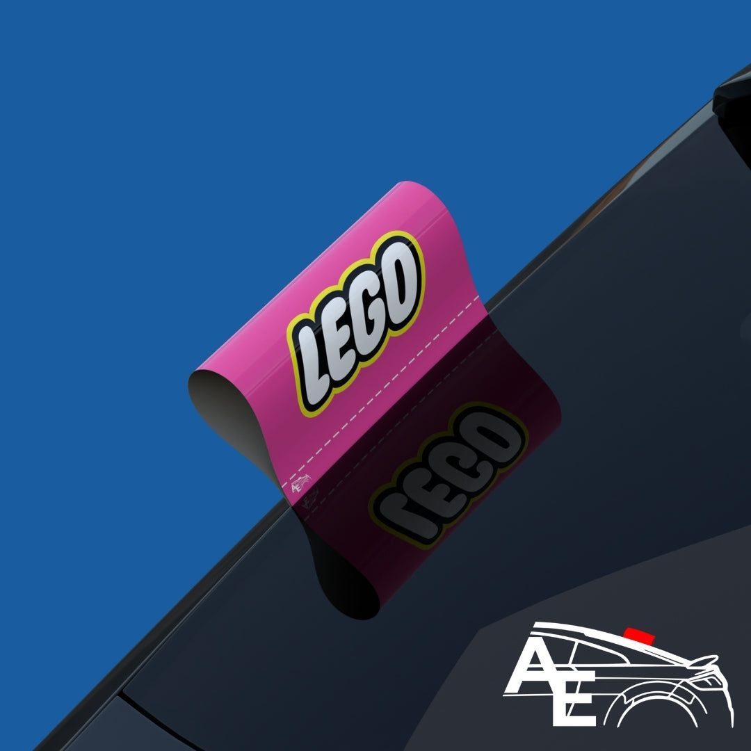 Auto Etiketa Lego