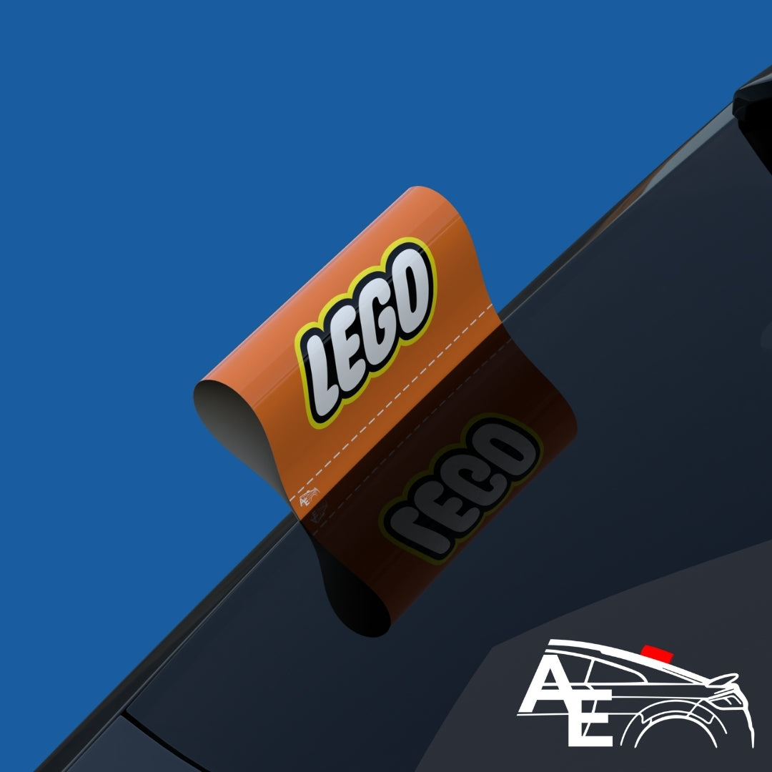 Auto Etiketa Lego
