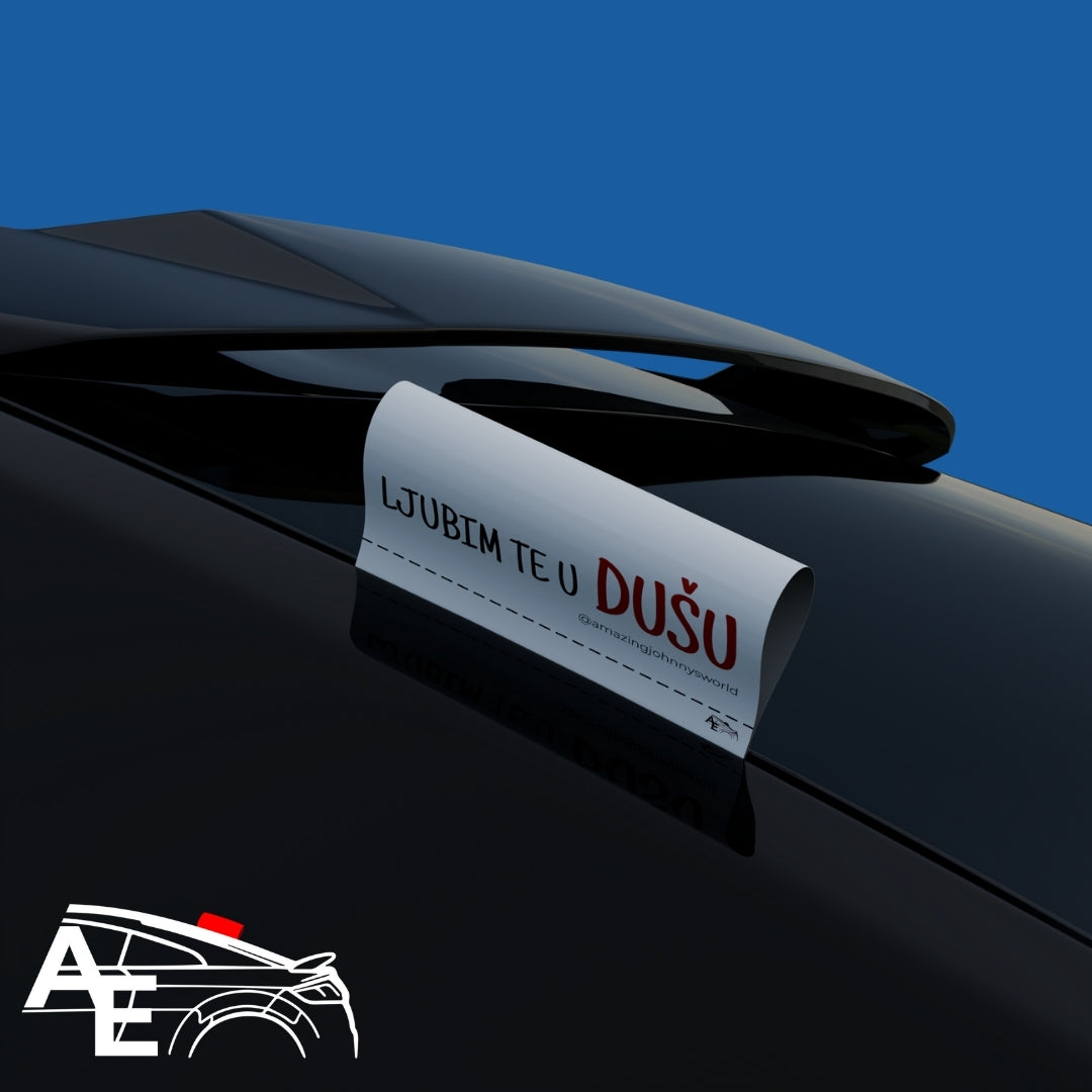 Auto Etiketa Ljubim te u dušu