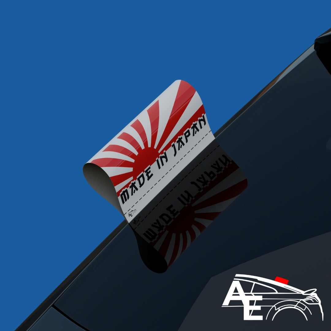 Auto Etiketa Made in Japan
