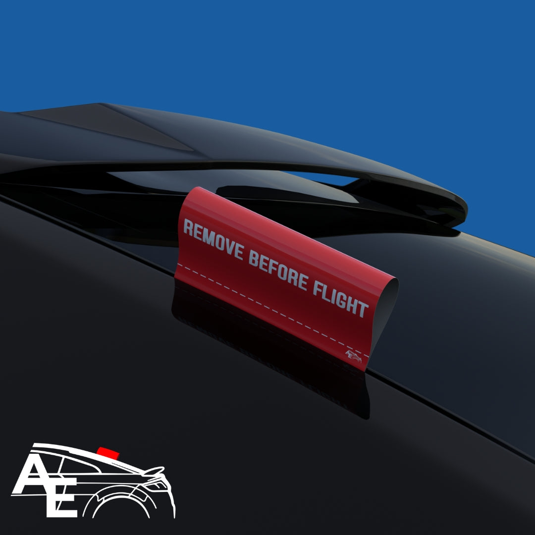 Auto Etiketa Remove Before Flight