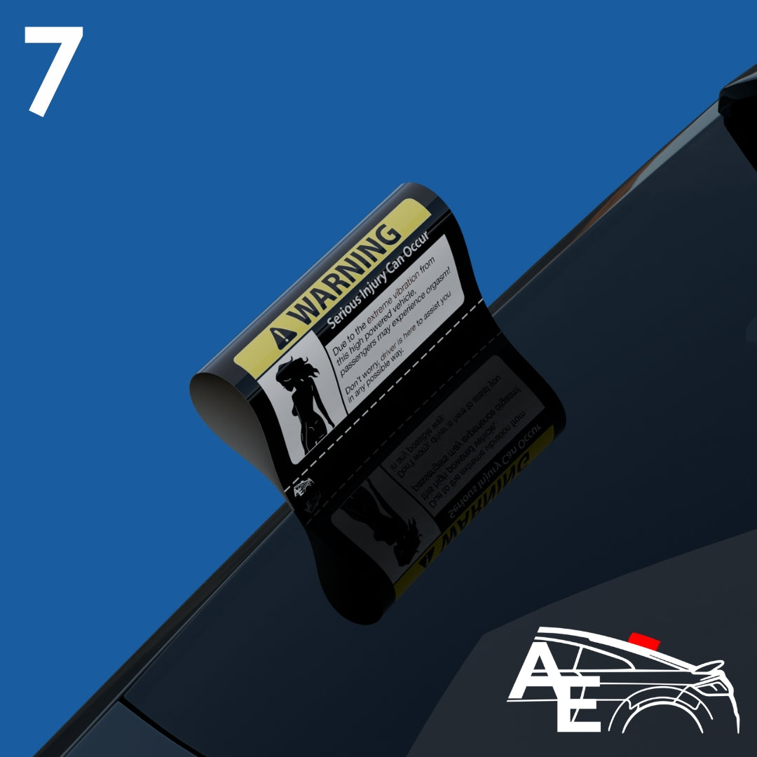 Auto Etiketa Warning