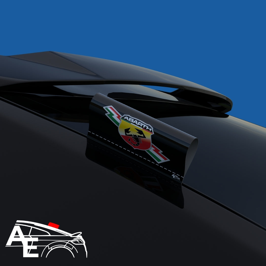 Auto Etiketa Abarth