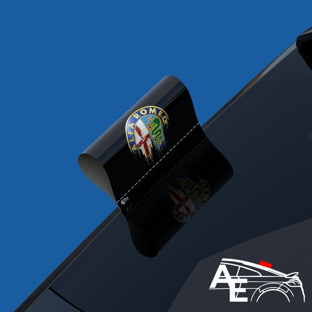 Auto Etiketa Alfa Romeo