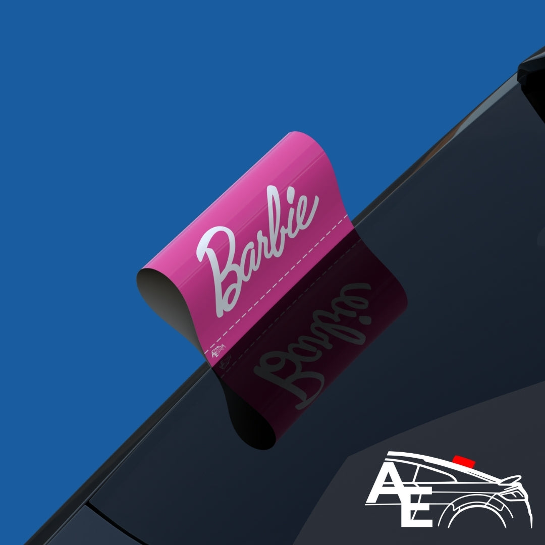 Auto Etiketa Barbie