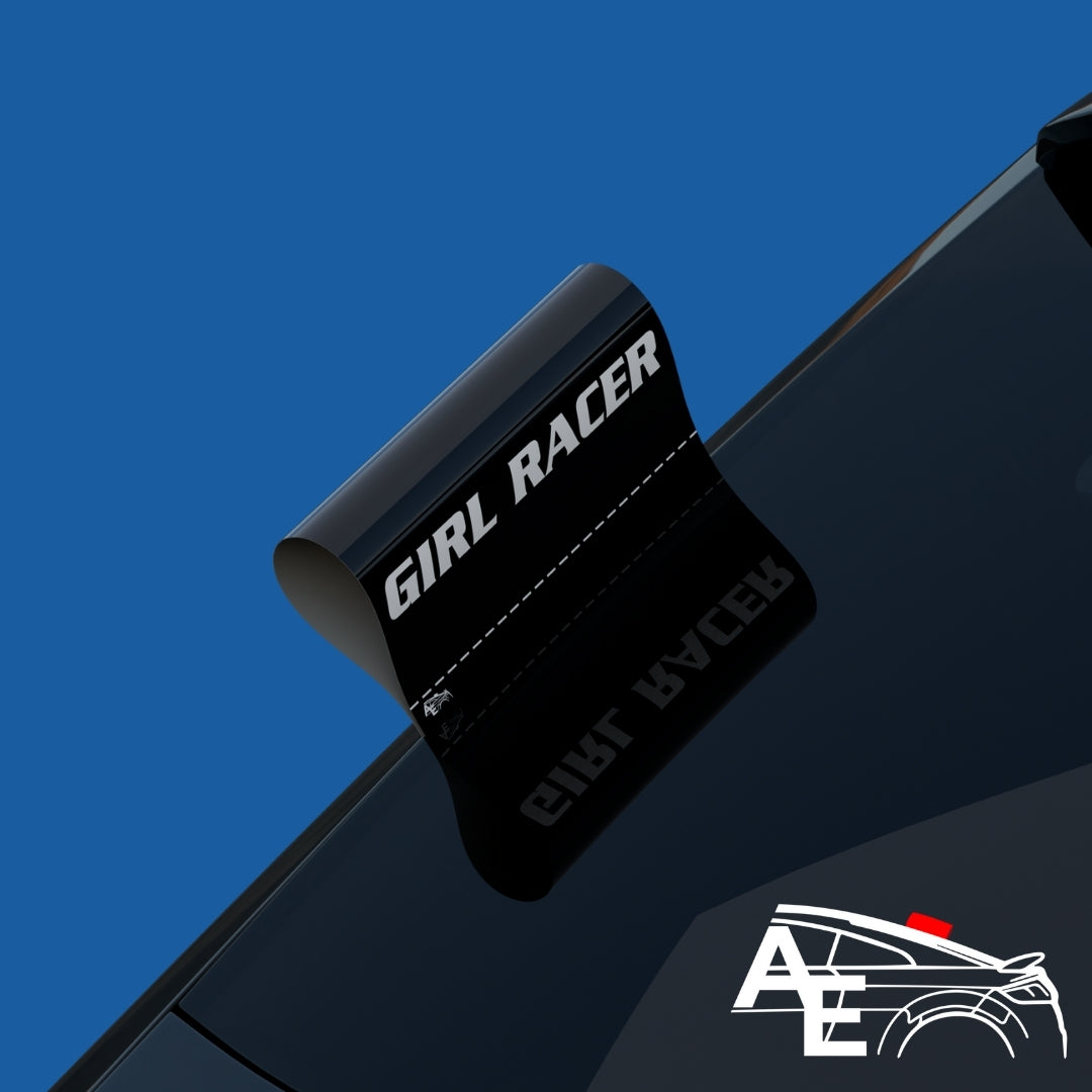 Auto Etiketa Girl Racer