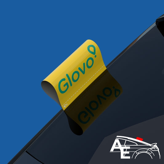 Auto Etiketa Glovo