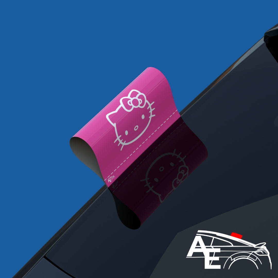 Auto Etiketa Hello Kitty