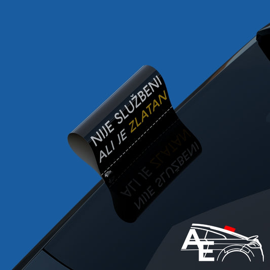 Auto Etiketa Nije sluzbeni ali je Zlatan