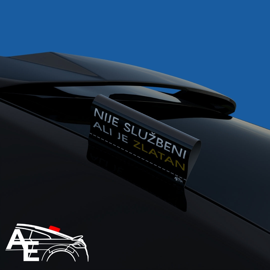 Auto Etiketa Nije sluzbeni ali je Zlatan