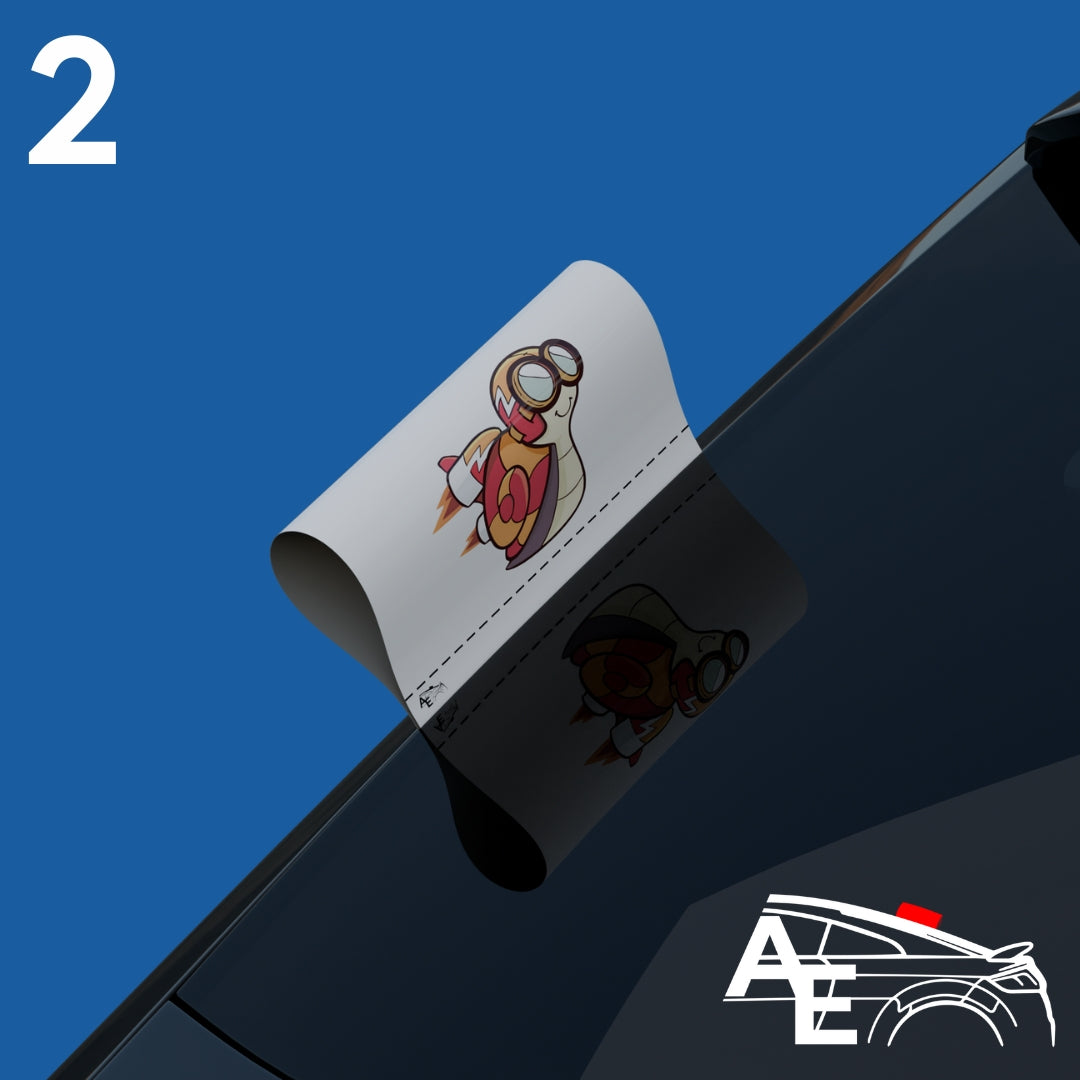 Auto Etiketa Turbo Snail