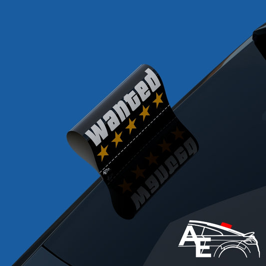 Auto Etiketa Wanted