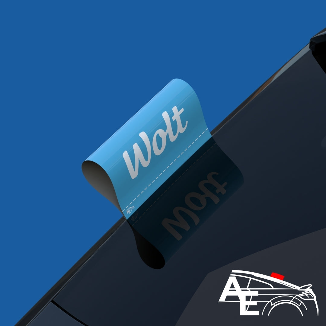 Auto Etiketa Wolt
